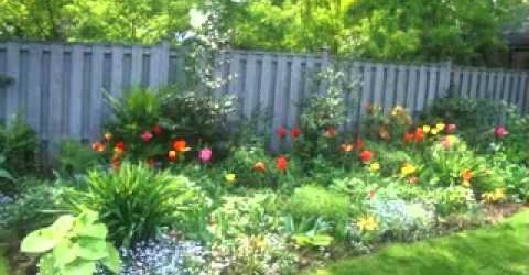 Flower garden layout ideas