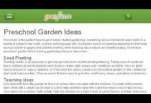 Indoor Gardening Ideas For Preschool Children