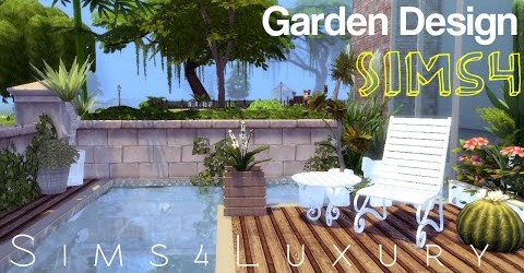 Sims 4 – House building – Garden Design